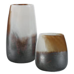 Uttermost 18047 Desert Wind Glass Vases, Set of 2