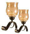 Uttermost 19310 Joselyn Bronze Candleholders Set/2