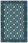Kaleen Rugs Ayrlies Garden Collection AGC02-91 Teal Area Rug