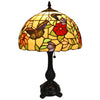 Amora Lighting AM061TL12B Tiffany Style Butterflies Table Lamp 19" High