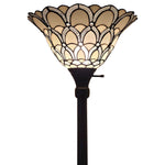 Amora Lighting AM071FL14 Tiffany Style Floor Lamp 69" Tall