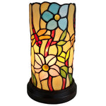 Amora Lighting AM091ACCB Tiffany Style Dragonfly Mini Table Lamp 10" Tall