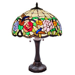Amora Lighting AM101TL16B Tiffany Style Table Lamp 25" High