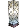 Amora Lighting AM105TL06B Tiffany Style Table Lamp White JEWEL 18" High