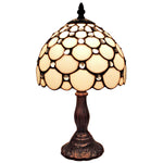 Amora Lighting AM116TL08 Tiffany Style Table Lamp 8" Wide