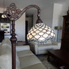 Amora Lighting AM122FL12B Tiffany Style Jeweled Reading Floor Lamp 62"