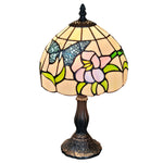 Amora Lighting AM210TL08B Tiffany Style Butterfly Table Lamp 15" Tall