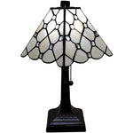 Amora Lighting AM213TL08B Tiffany Style Mission Jeweled Table Lamp 15" Tall