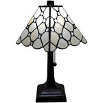 Amora Lighting Tiffany Style Mission Jeweled Table Lamp 15" Tall