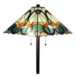 Amora Lighting AM255FL17 Tiffany Style Mission Floor Lamp 63