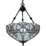Amora Lighting Tiffany Style Floral Hanging Lamp 18" Wide