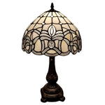 Amora Lighting AM281TL12B Tiffany-style Floral Design Table Lamp 19" High