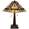 Amora Lighting AM290TL14B Tiffany Style Mission Table Lamp 22" High