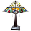 Amora Lighting AM305TL14B Tiffany Style Table Lamp 22" High