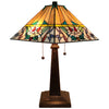 Amora Lighting AM309TL14B Tiffany Style Multi Color Mission Table Lamp 22" Tall