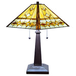 Amora Lighting AM310TL14B Tiffany Style Table Lamp 22" High