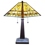 Amora Lighting Tiffany Style Table Lamp 22" High