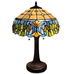 Amora Lighting AM314TL16B Tiffany Style Multi-Color Table Lamp 18" Tall