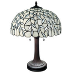 Amora Lighting AM332TL16B Tiffany Style Peacock Design Table Lamp 24" Tall