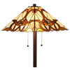 Amora Lighting AM343FL17 Tiffany Style Mission Floor Lamp 63" Tall