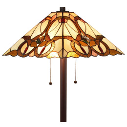 Amora Lighting AM343FL17 Tiffany Style Mission Floor Lamp 63