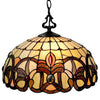 Amora Lighting AM356HL16 Tiffany Style Hanging Lamp 16" Wide