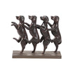 Sagebrook Home Rust Dancing Dogs