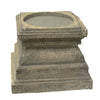 Sagebrook Home AR10434-01 5" Beige Pedestal Candle Holder