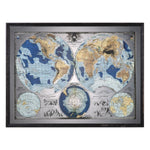 Uttermost 32538 Mirrored World Map