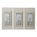 Uttermost 41426 Triptych Trees Hand Painted Art Set/3