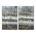 Uttermost 31411 Gray Reflections Landscape Art S/2