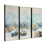 Uttermost 34370 Crashing Waves Abstract Art, S/3