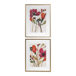 Uttermost 33684 Vivid Arrangement Floral Prints, S/2