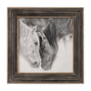 Uttermost 51110 Custom Black And White Horses Print