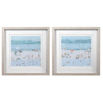 Uttermost 33695 Sea Glass Sandbar Framed Prints, Set/2