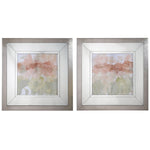 Uttermost 41603 Dusty Blush & Olive Framed Prints, Set/2