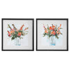 Uttermost 41619 Fresh Flowers Watercolor Prints, Set of 2