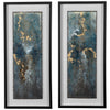 Uttermost 41434 Glimmering Agate Abstract Prints, Set of 2