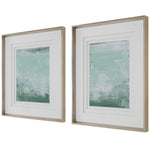 Uttermost 41439 Coastal Patina Modern Framed Prints, Set of 2