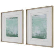 Uttermost 41439 Coastal Patina Modern Framed Prints, Set of 2