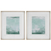 Uttermost 41439 Coastal Patina Modern Framed Prints, Set of 2