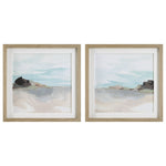 Uttermost 41445 Glacial Coast Framed Prints, Set/2