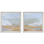 Uttermost 41468 Abstract Coastline Framed Prints, Set of 2