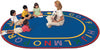 Carpet For Kids Alpha Rug, Oval