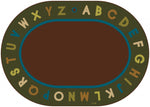 Carpet For Kids Alphabet Circletime - Nature Rug, Oval