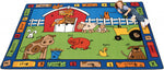 Carpet For Kids Alphabet Farm Rug