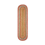 Homespice Decor 596147R 8" x 28" Table Runner Oval Jute Braided Accessories