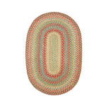 Homespice Decor 501141 20" x 30" Oval Azalea Jute Braided Rug