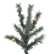 Vickerman B907391LED 8' Natural Bark Alpine Artificial Christmas Tree Warm White Dura-lit LED Lights
