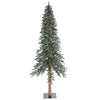 Vickerman B907391LED 8' Natural Bark Alpine Artificial Christmas Tree Warm White Dura-lit LED Lights